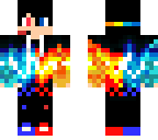 red blue skin