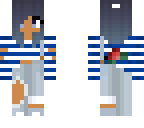 blue an white