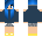 blue hair girl