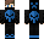 blue skull boy
