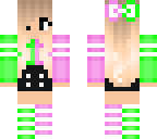 green and pink 