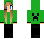green creeper gamer girl