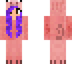 pig girl with purple hair edit