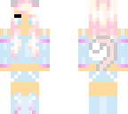 pink and blue cat girl