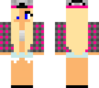pink jacket girl