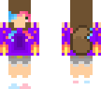 purple shirt