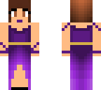 girl with purple dress