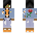 girl with rose jacket or orange shirt and pants