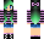 green hair
