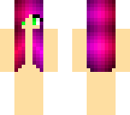 red to pink ombre girl hair base