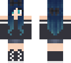blue hair