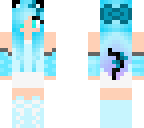blue cat girl