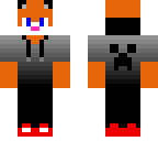creeper hoodie fox