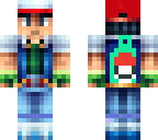 ash with backpack