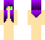 girl with purple hair skin base