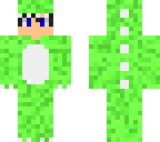 green dino kid