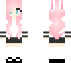 pink hair bunny girl