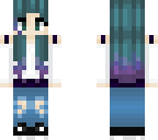 purple and teal ombre hair