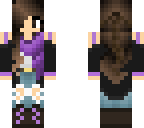 purple scarf