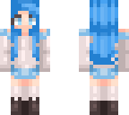 blue cute girl