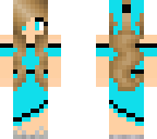 prom girl blue dress
