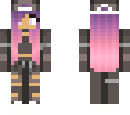 purple hair girl