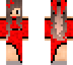red summer dress