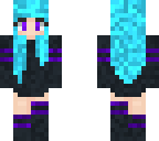 blue hair girl