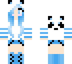 blue panda