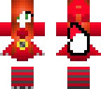 circus baby with a bushie tail and claws