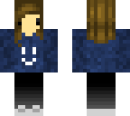 navy sweater girl