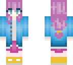 blue cardigan