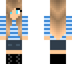 blue girl