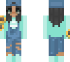 blue girl
