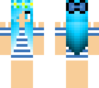 blue girl