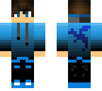 cool dragon boy in blue