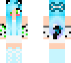 cute blue emo rave girl