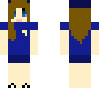 cute blue girl