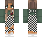 green overall chick