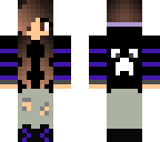 purple creeper gamer girl