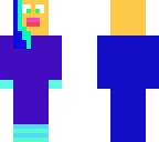 blue girl