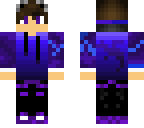 cool galaxy blue wolf boy