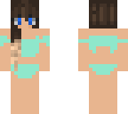 cute girl with swim wear
