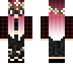 emo flannel girl