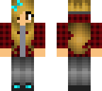 female red plaid