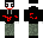 jeff the killer in a black swet shirt