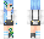 overall flower blue