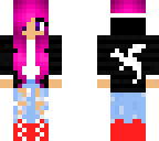 pink hair girl