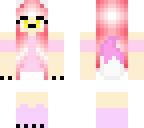 pink wolf girl