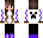 purple creeper girl skin two